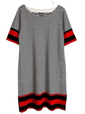 Bogner Fire + Ice Josefina Stripe Jersey Dress